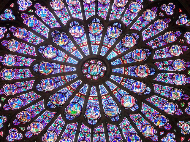 'Île de la Cité Parigi rosone Notre Dame
