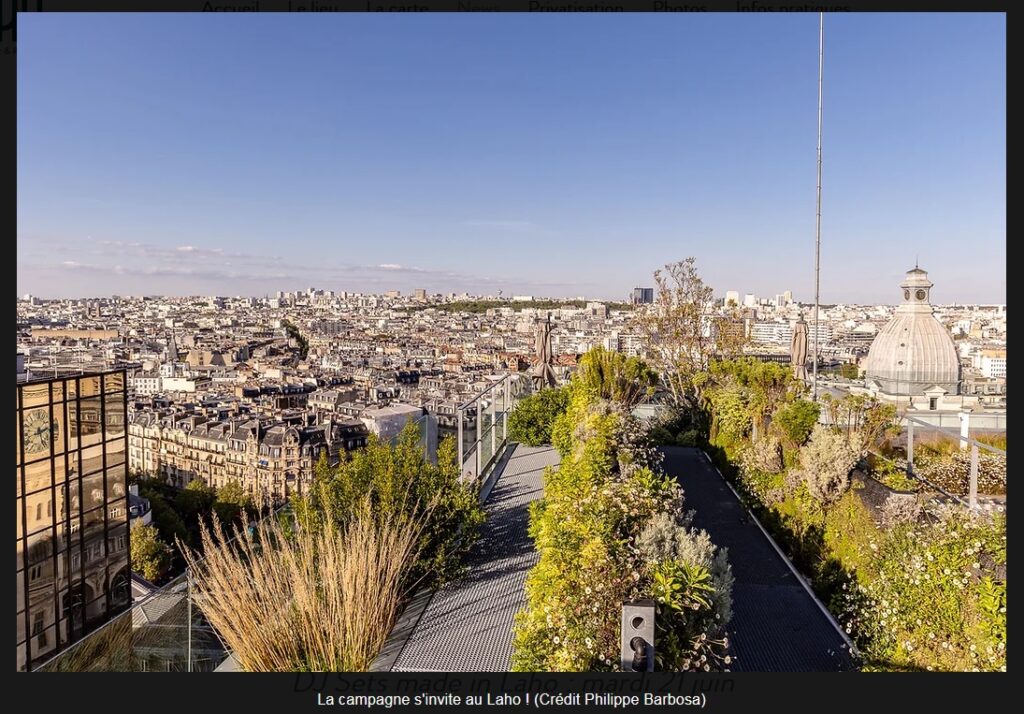 Panorama Parigi laho panorama di Parigi