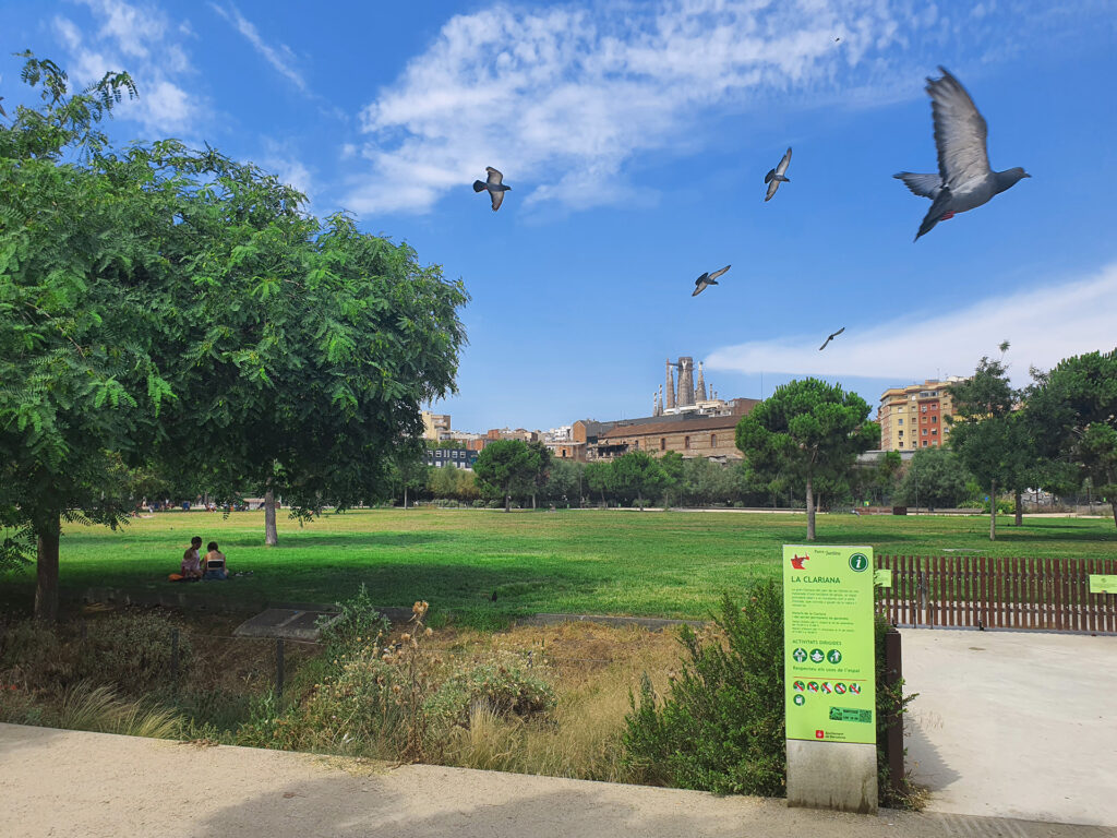 parchi di barcellona città glories
