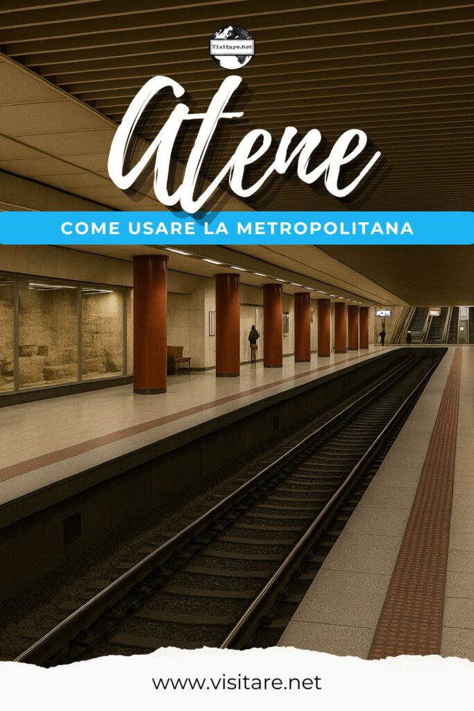 Scopri come muoverti con la metropolitana di Atene: veloce, economica e facile da usare. #MetropolitanaDiAtene #AteneTrasporti #AteneMetro #MuoversiAdAtene