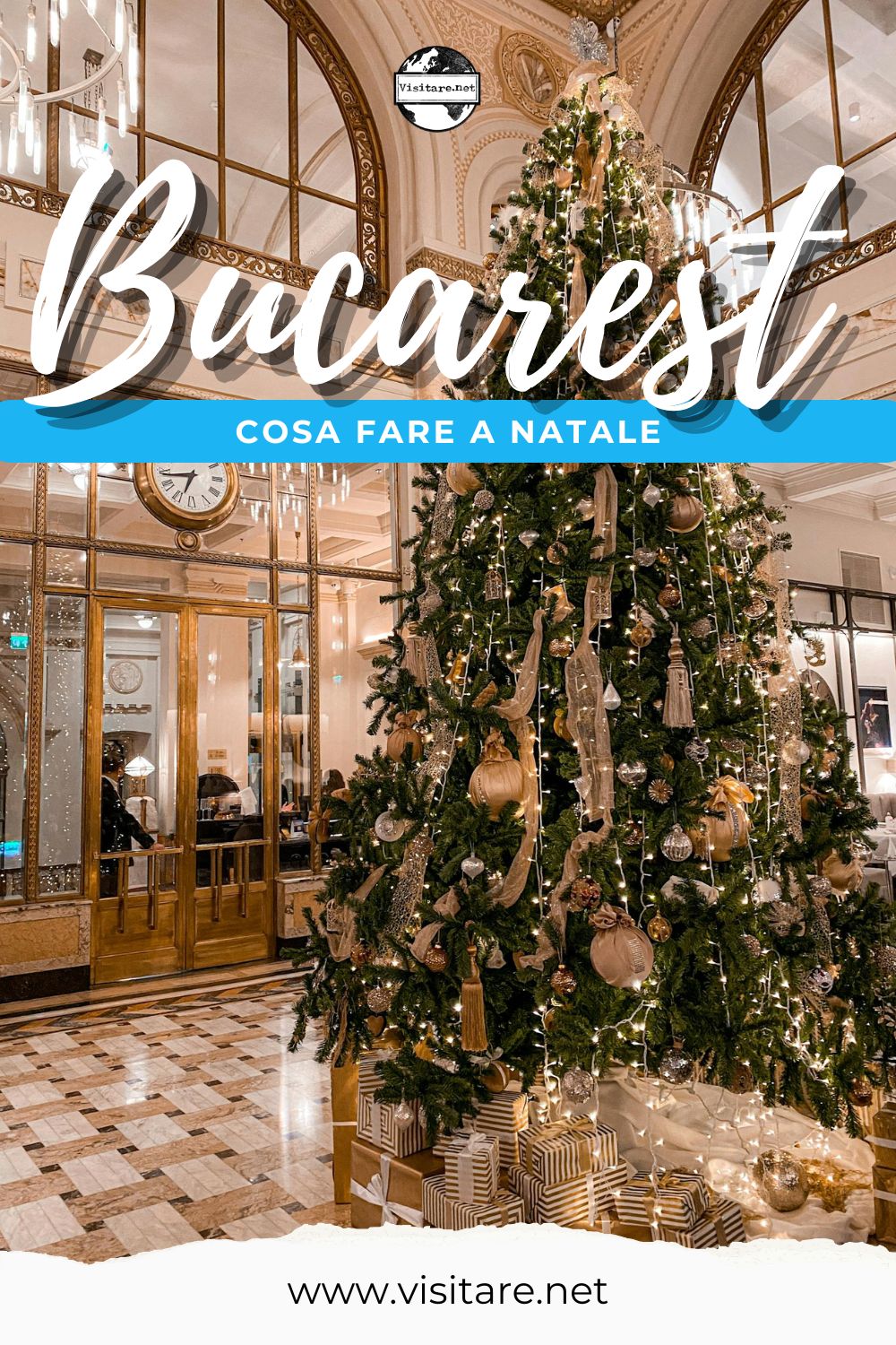 Passeggia per Bucarest a Natale e vivi la magia delle decorazioni e dei sapori invernali. #NataleaBucarest #BucarestNatale #BucarestInverno #Visitare