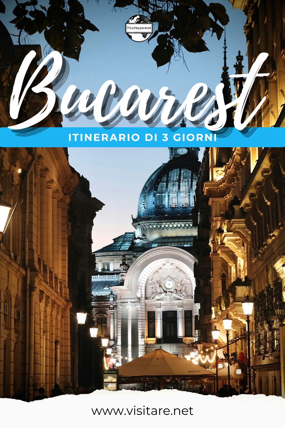 Scopri un itinerario di 3 giorni a Bucarest tra palazzi storici, musei, quartieri e vivace vita locale. #Itinerario3GiorniaBucarest #BucarestRomania #VisitareBucarest #Visitare