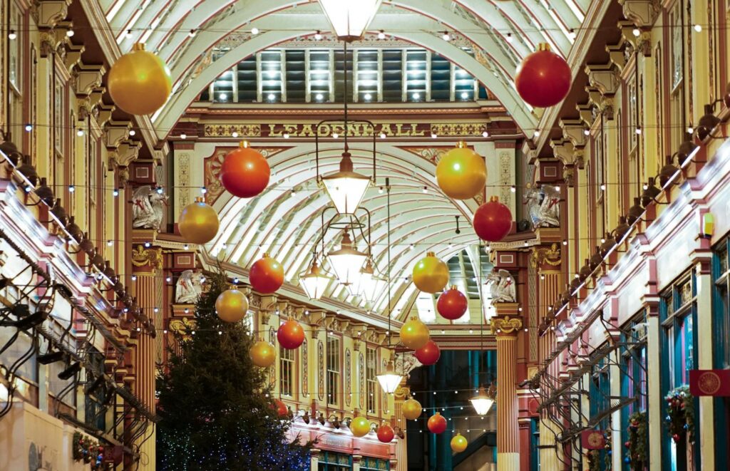 Mercatini di Natale a Londra dove e quando vederli Leadenhall Market