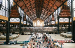 Il mercato centrale di Budapest Ungheria