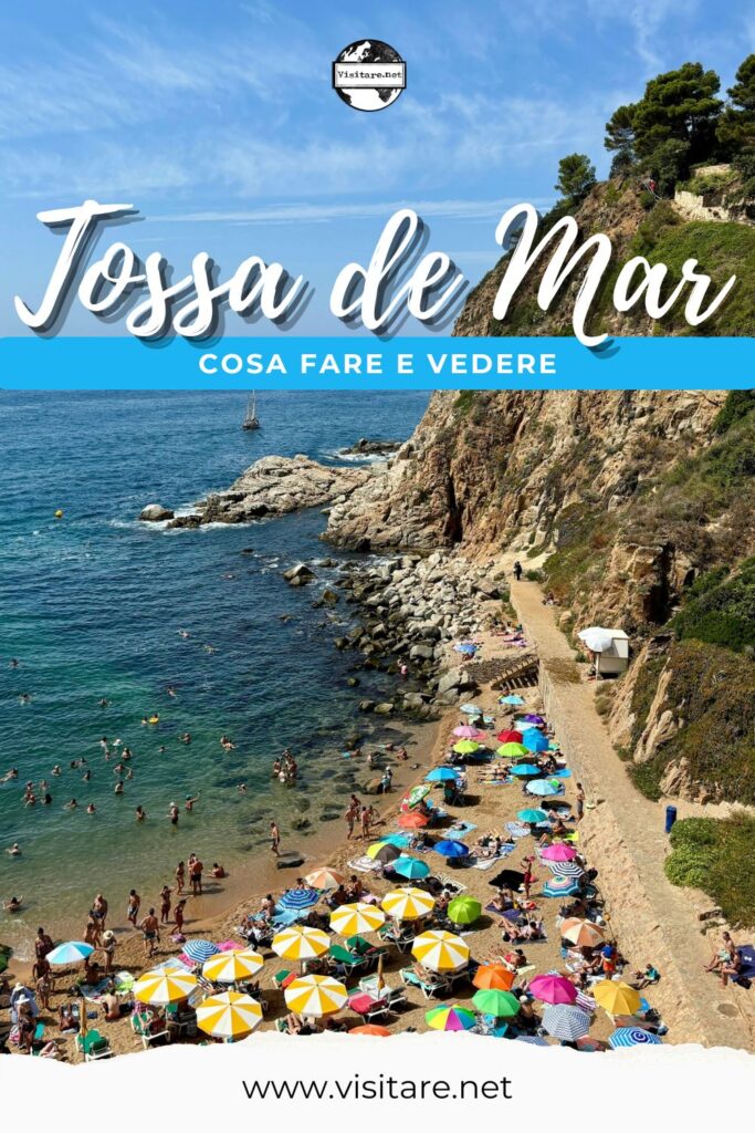 Tossa de Mar Spagna affascina con la sua cittadella fortificata e le calette perfette per rilassarsi. #TossaDeMar #ViaggioSpagna #CostaBrava #visitare
