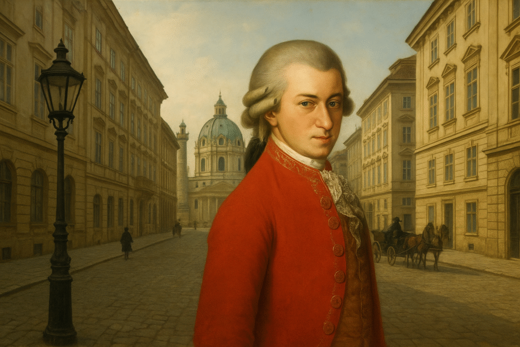 la casa di Mozart a Vienna e altri luoghi