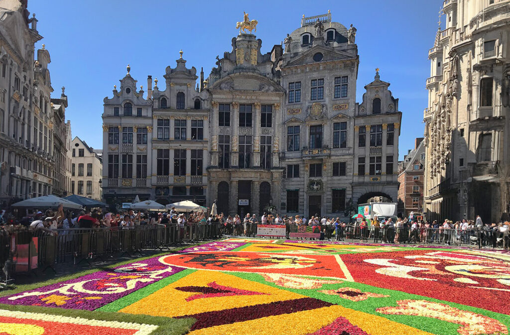 grand place bruxelles fiori