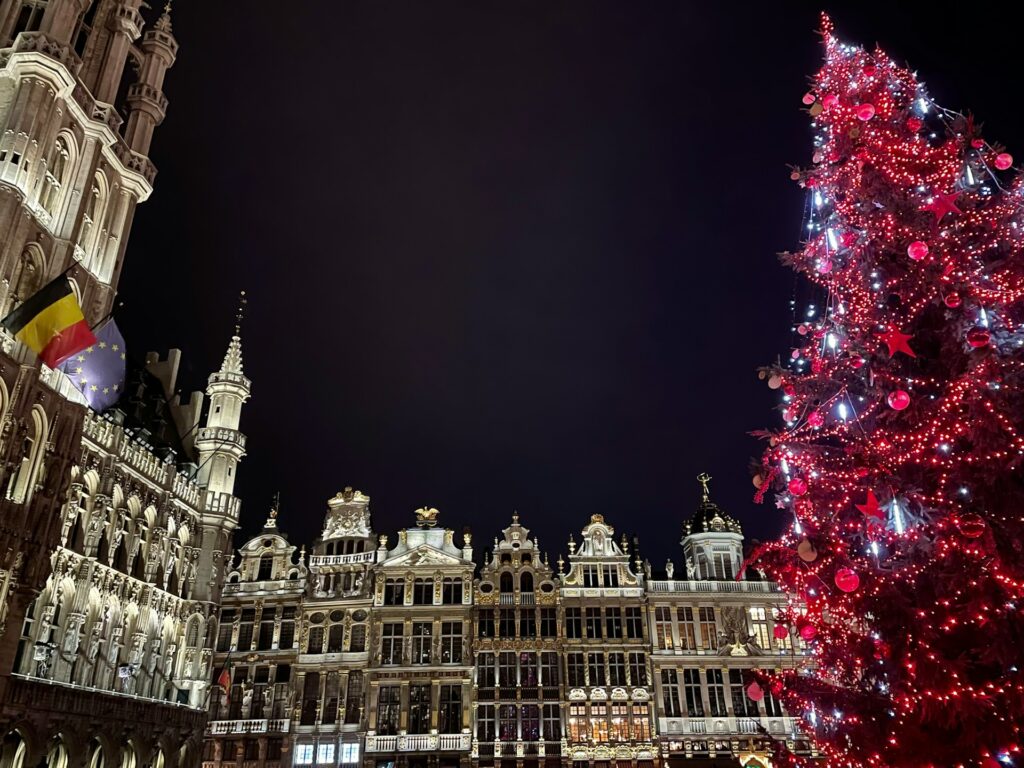 grand place bruxelles natale