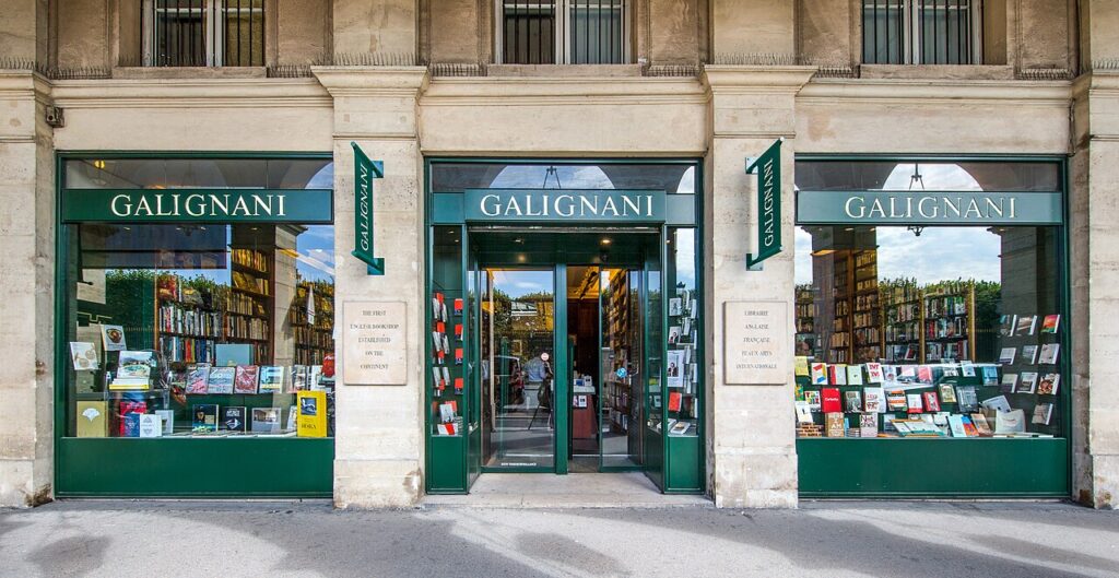 librerie internazionali Parigi