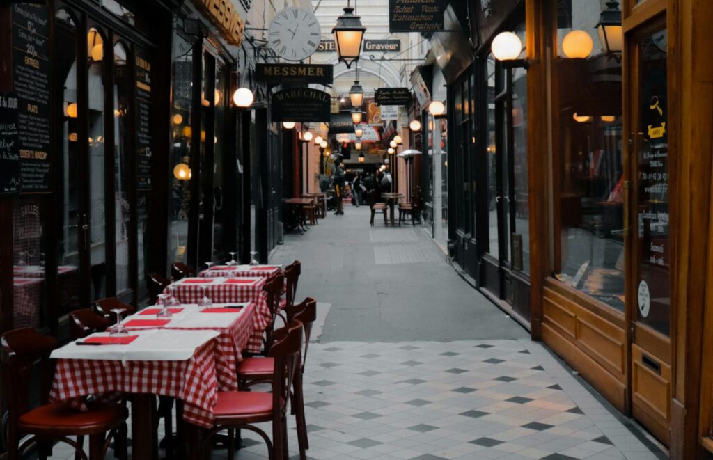 passage des panoramas boulevard montmartre Parigi francia