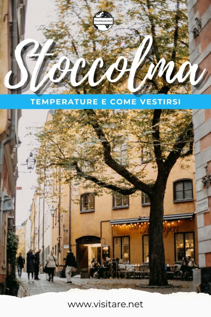 Capire temperature e come vestirsi a Stoccolma mese per mese aiuta a viaggiare comodi tutto l’anno. #temperatureecomevestirsiaStoccolmamesepormese #StoccolmaViaggio #StoccolmaStagioni #visitare