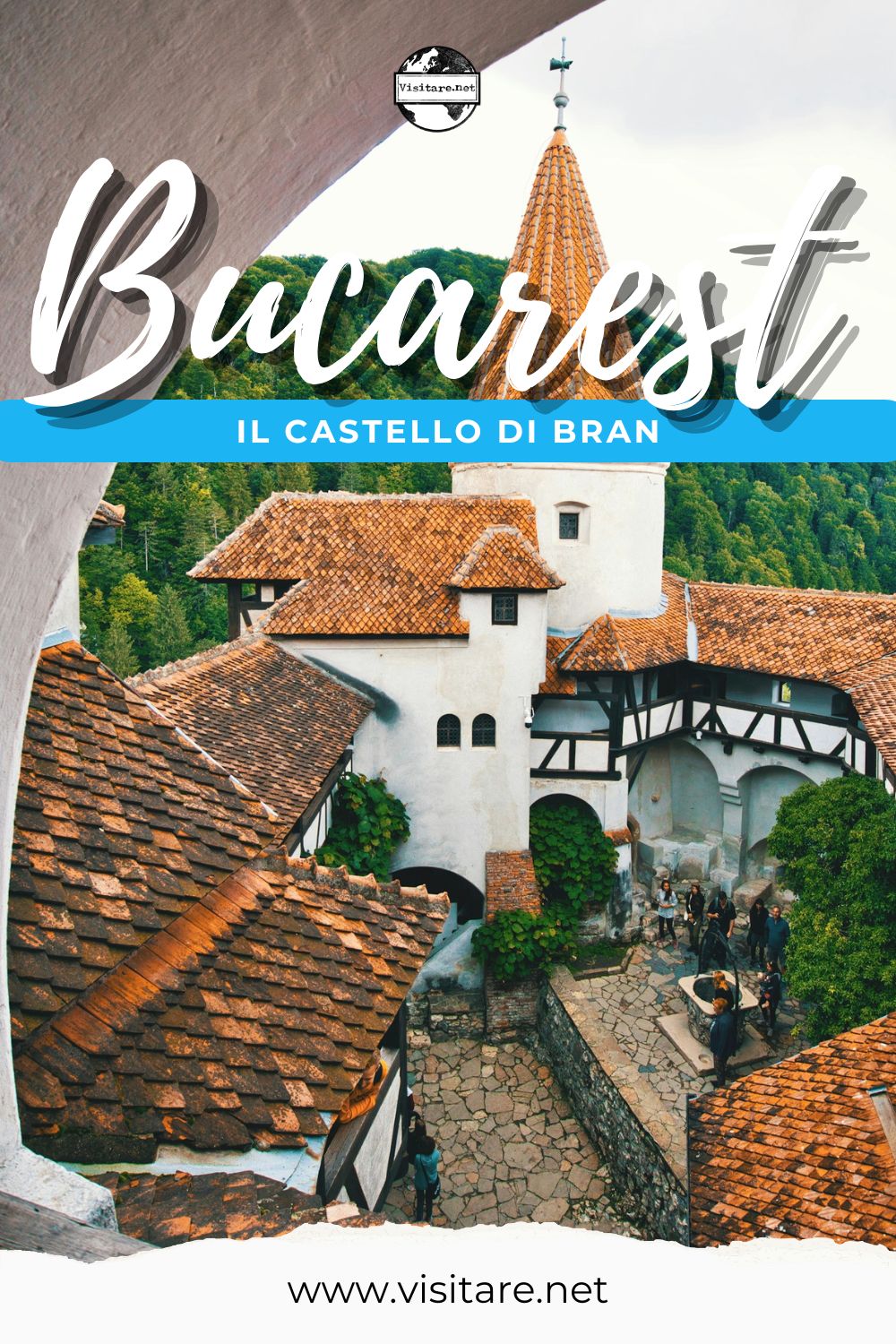 Scopri il castello di Bran in Romania tra leggende misteriose, torri medievali e panorami suggestivi. #ilcastellodiBraninRomania #RomaniaCosaVedere #RomaniaViaggio #visitare
