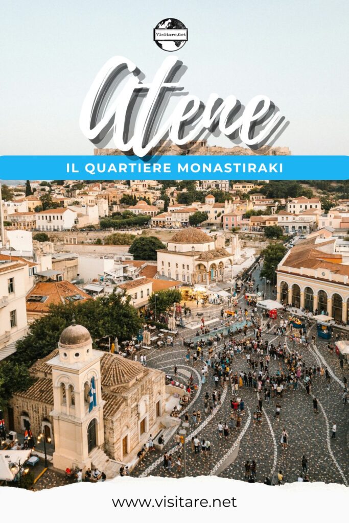 Scopri il quartiere di Monastiraki di Atene, tra mercatini, rovine antiche e vita quotidiana nel centro storico. #ilquartierediMonastirakidiAtene #MonastirakiAtene #AteneCentro #visitare
