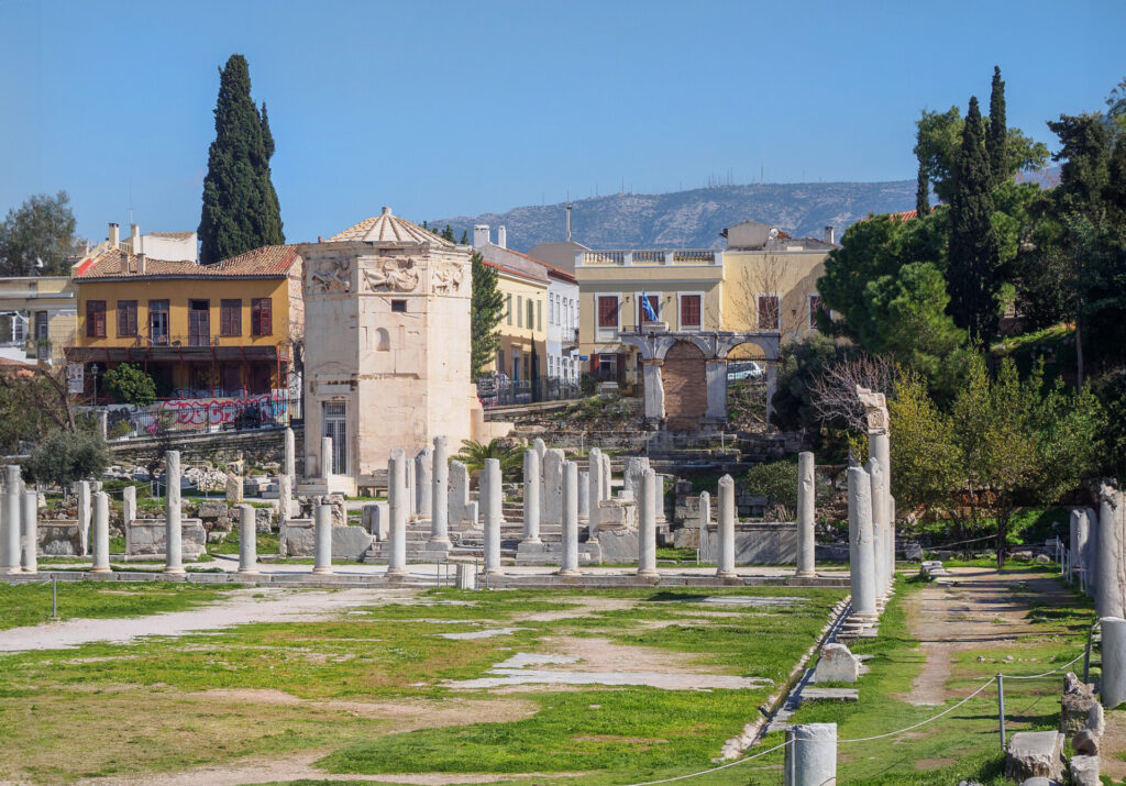 agorà romana di Atene grecia polignotou orari biglietti stoia cosa vedere