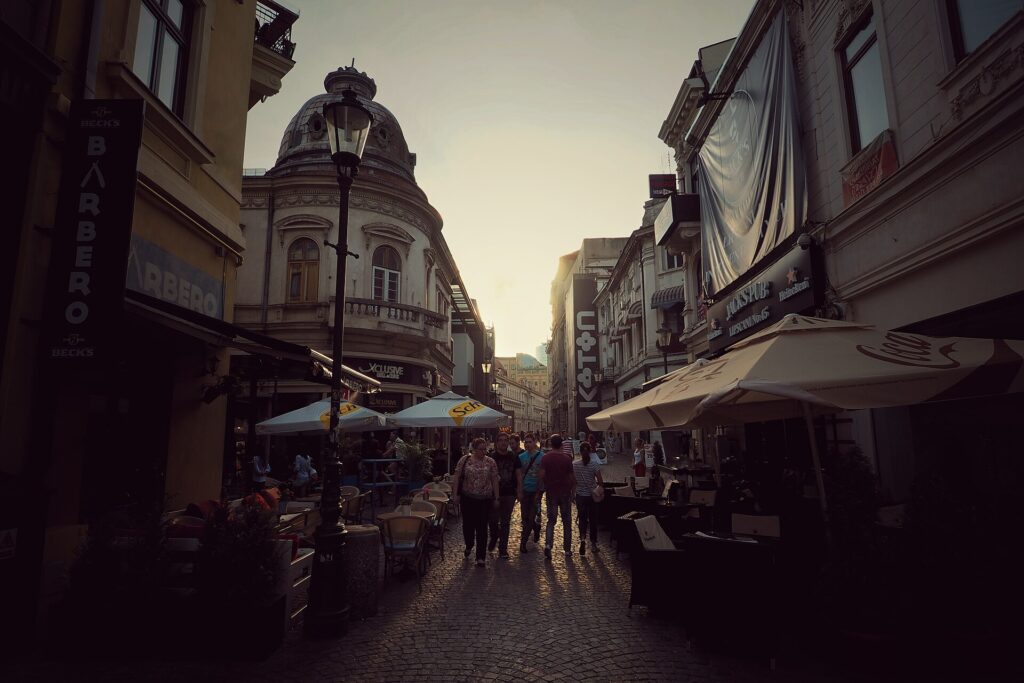Strada Lipscani Bucarest Romania