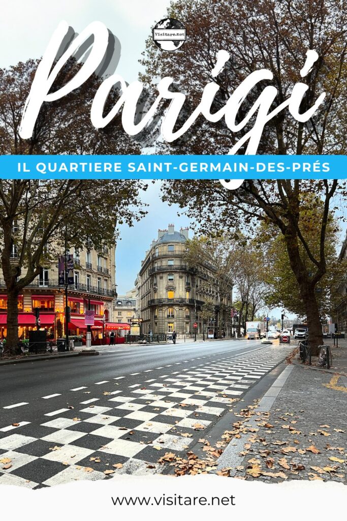Scopri il quartiere Saint-Germain-des-Prés tra caffè letterari, gallerie d'arte e atmosfere parigine senza tempo. #ilquartiereSaintGermaindesPrés #SaintGermainDesPresParigi #ParigiCultura #visitare