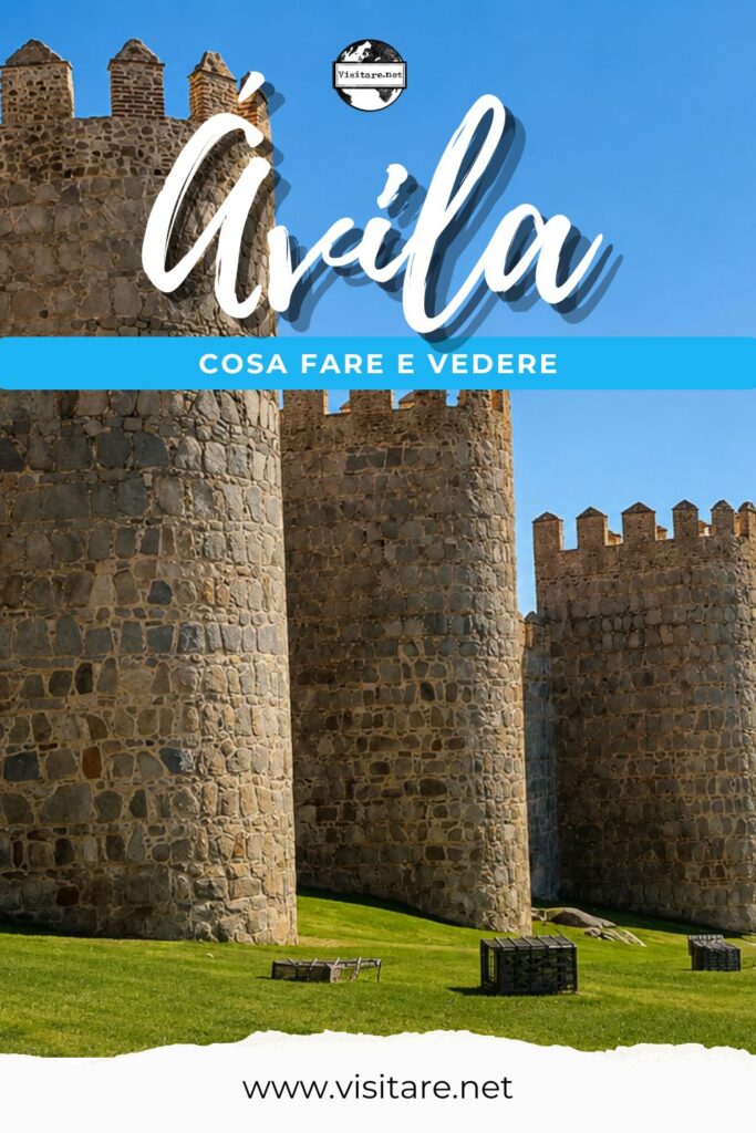 Passeggia per Ávila in Spagna e lasciati conquistare da torri, conventi e scorci mozzafiato sulla Castiglia. #AvilaInSpagna #AvilaCosaVedere #SpagnaViaggio #visitare